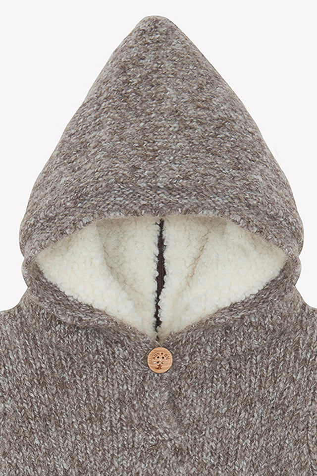 Burnou - Mamouth Beige Baby in Wool - Image alternative
