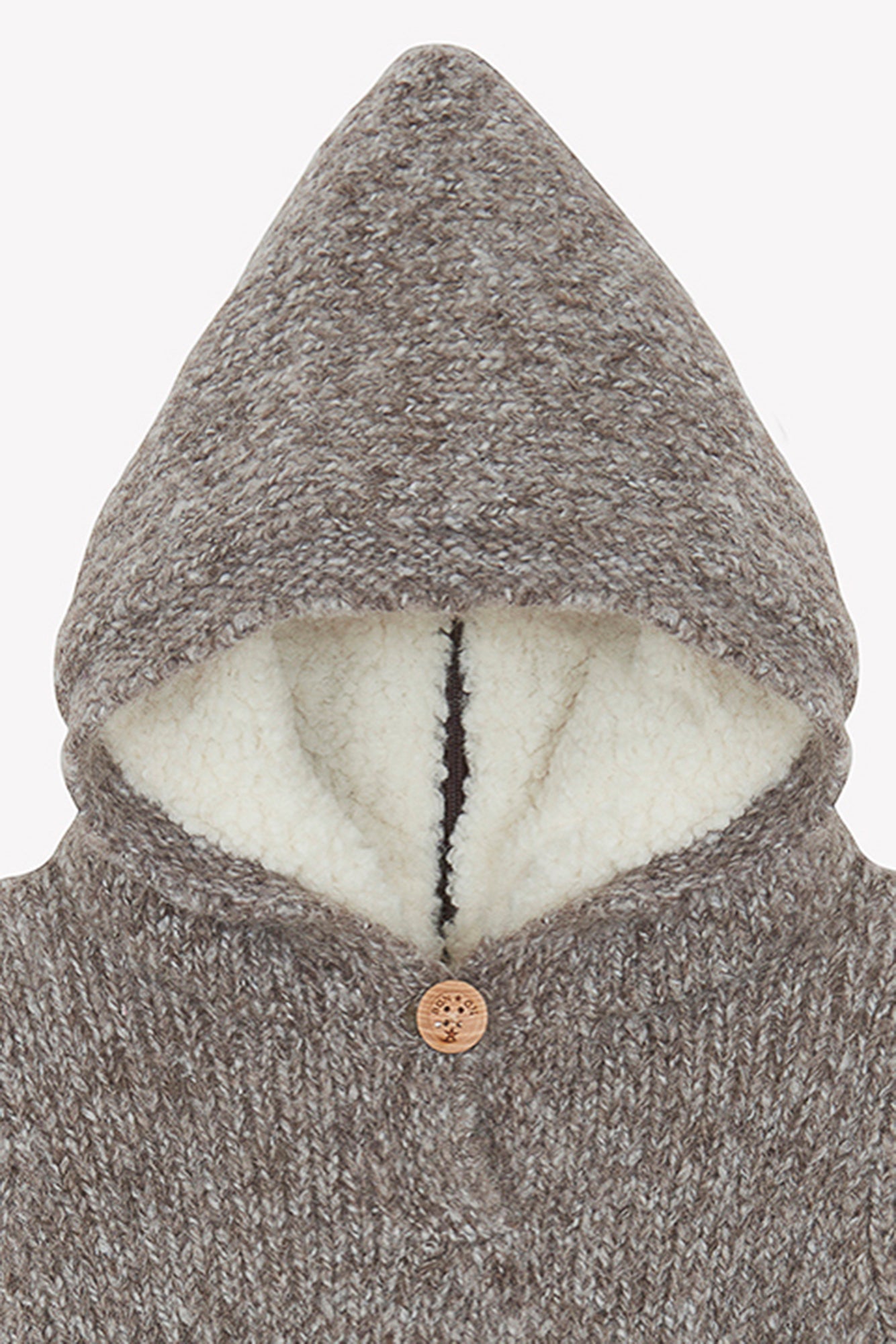 Burnou - Mamouth Beige Baby in Wool