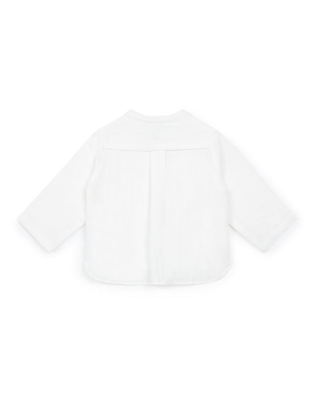 Shirt - Matt Beige Baby In 100% organic cotton gauze certified GOTS - Image alternative