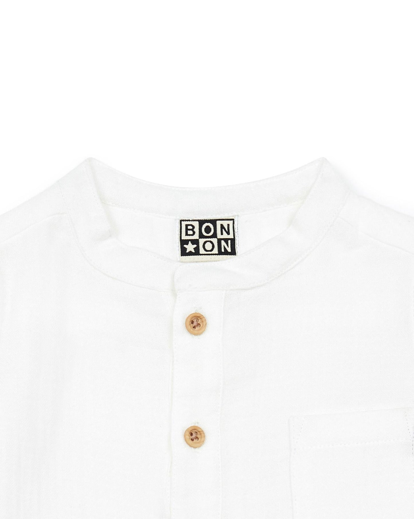 Chemise - Matt beige Bébé gaze de coton