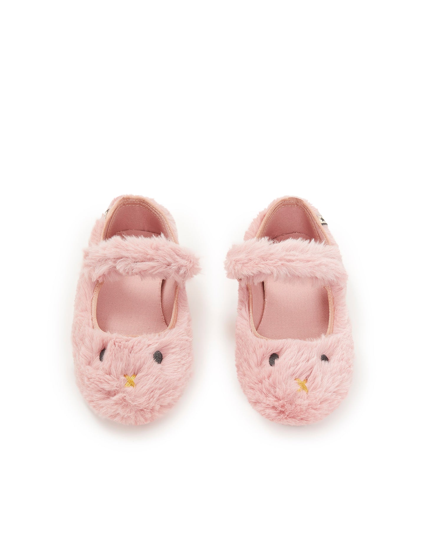 Chaussons - Mia immitation fourrure rose
