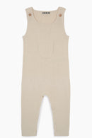 Salopette - naissance beige Bébé en maille