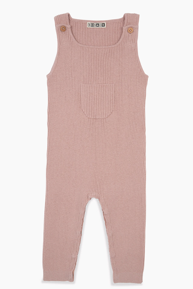 Dungaree - Newborn Pink Baby in a knit - Image principale