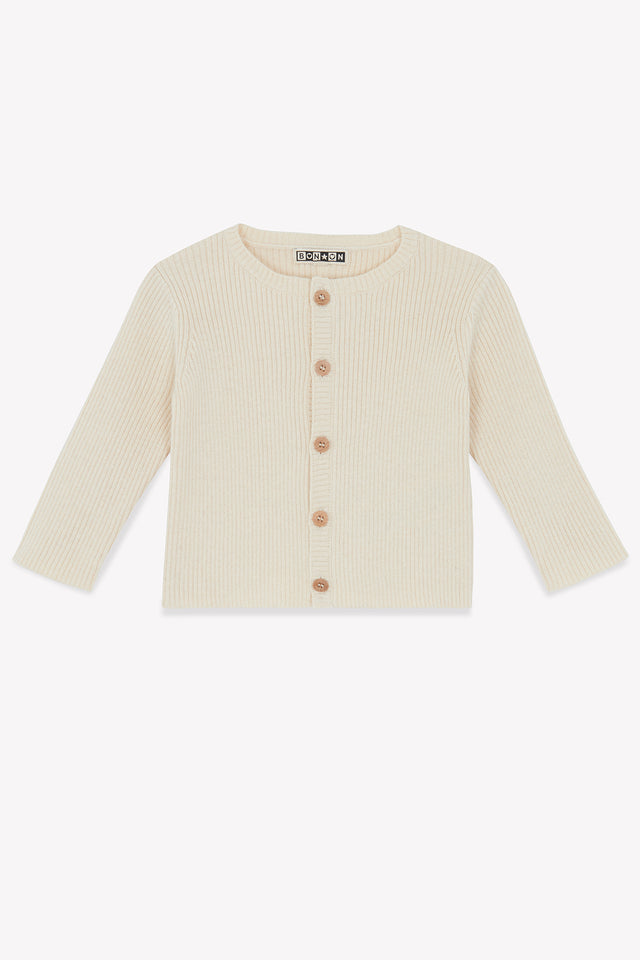 Cardigan - Minot Beige Baby in a knit - Image principale