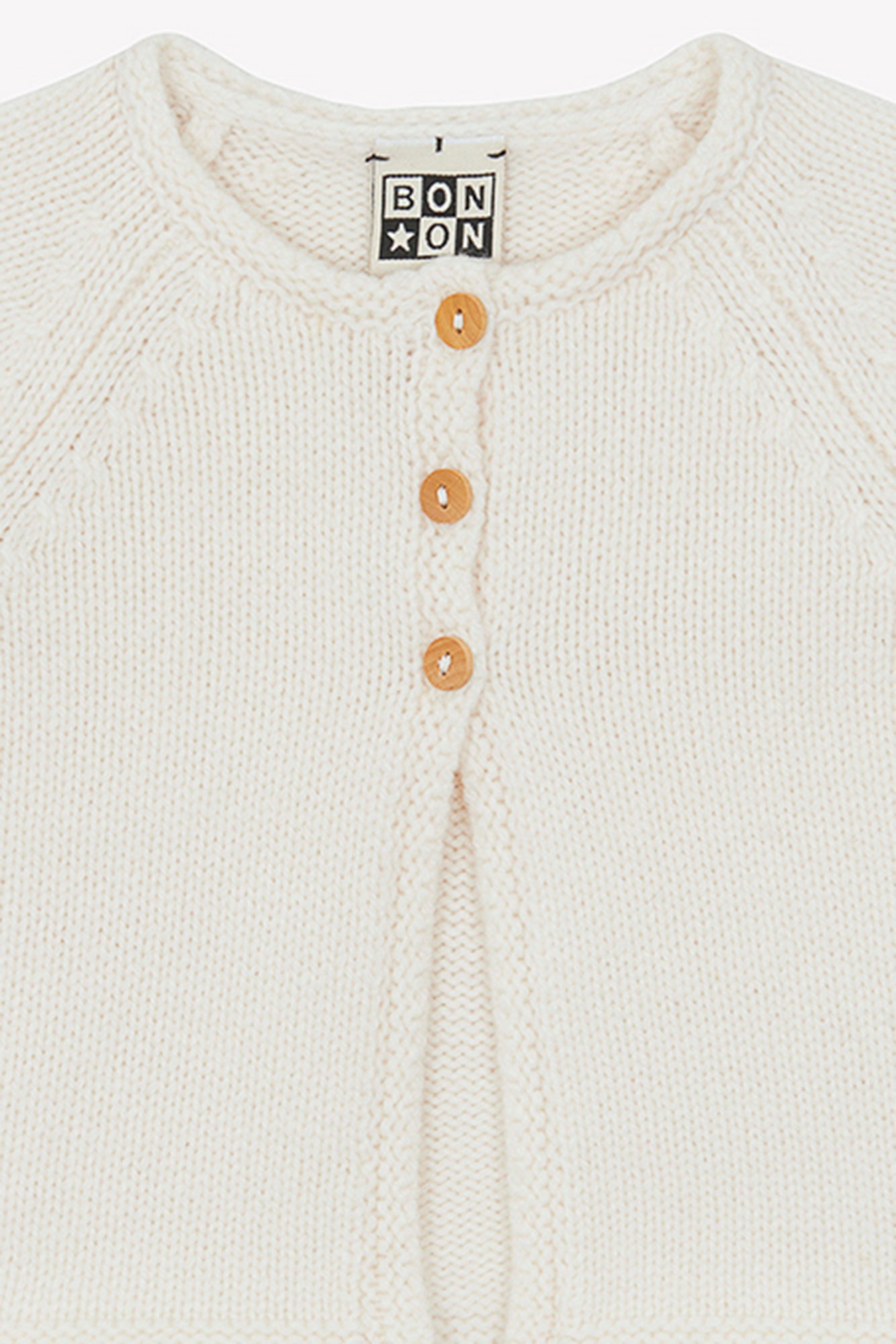 Cardigan - Beige Baby in a knit