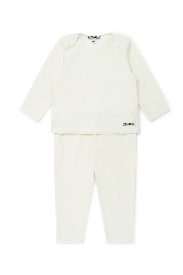 Ensemble - beige Bébé en polaire fine - Image principale