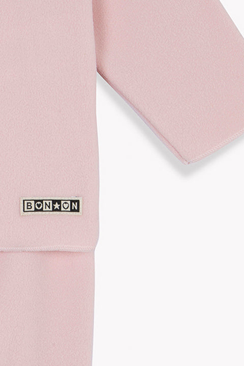 Ensemble - rose Bébé en polaire fine - Image principale
