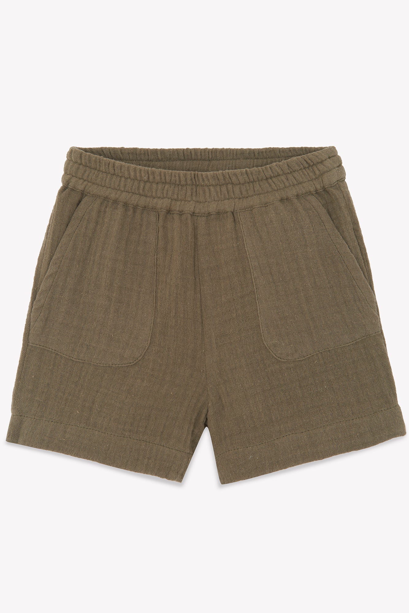 Short - Ramb Green Baby in cotton gauze