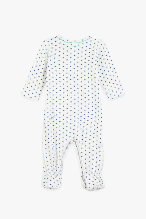 Pyjama - bleu Bébé imprimé étoiles - Image principale