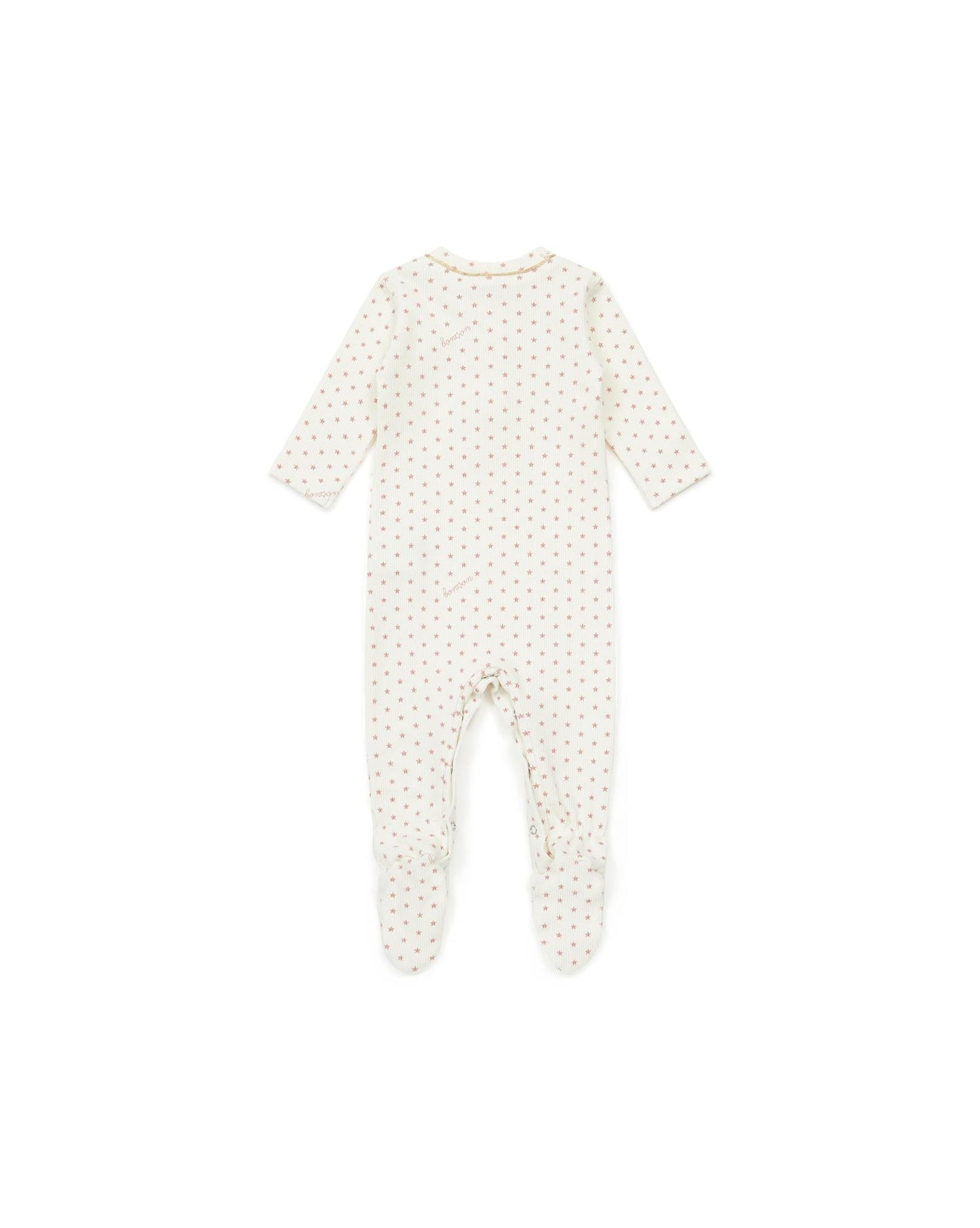 Pajamas - Pink Baby Print stars
