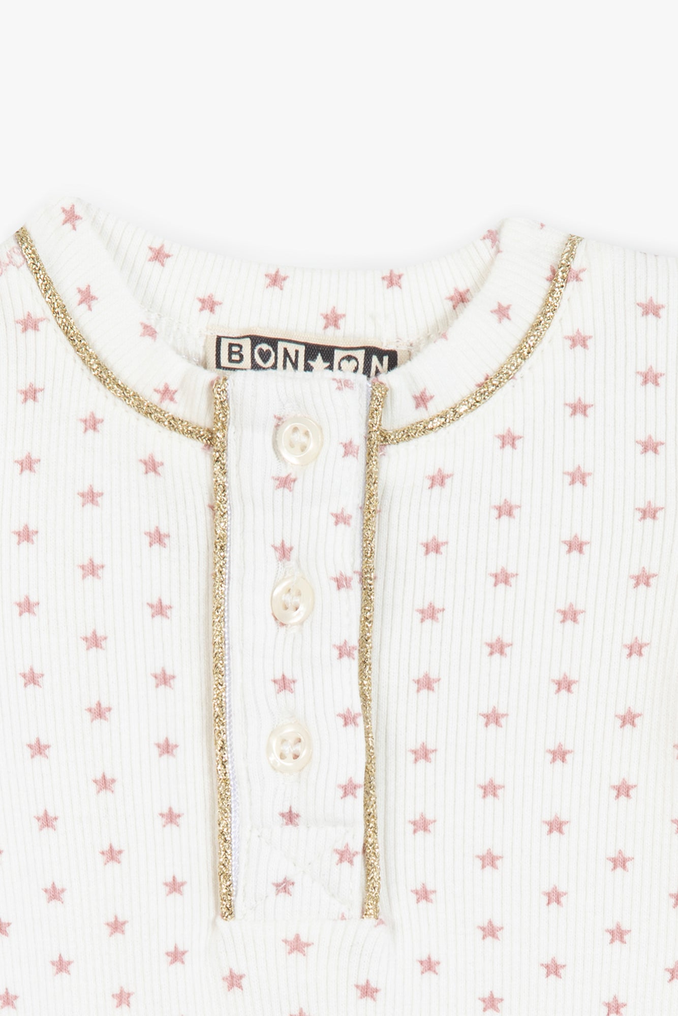 Pajamas - Pink Baby Print stars