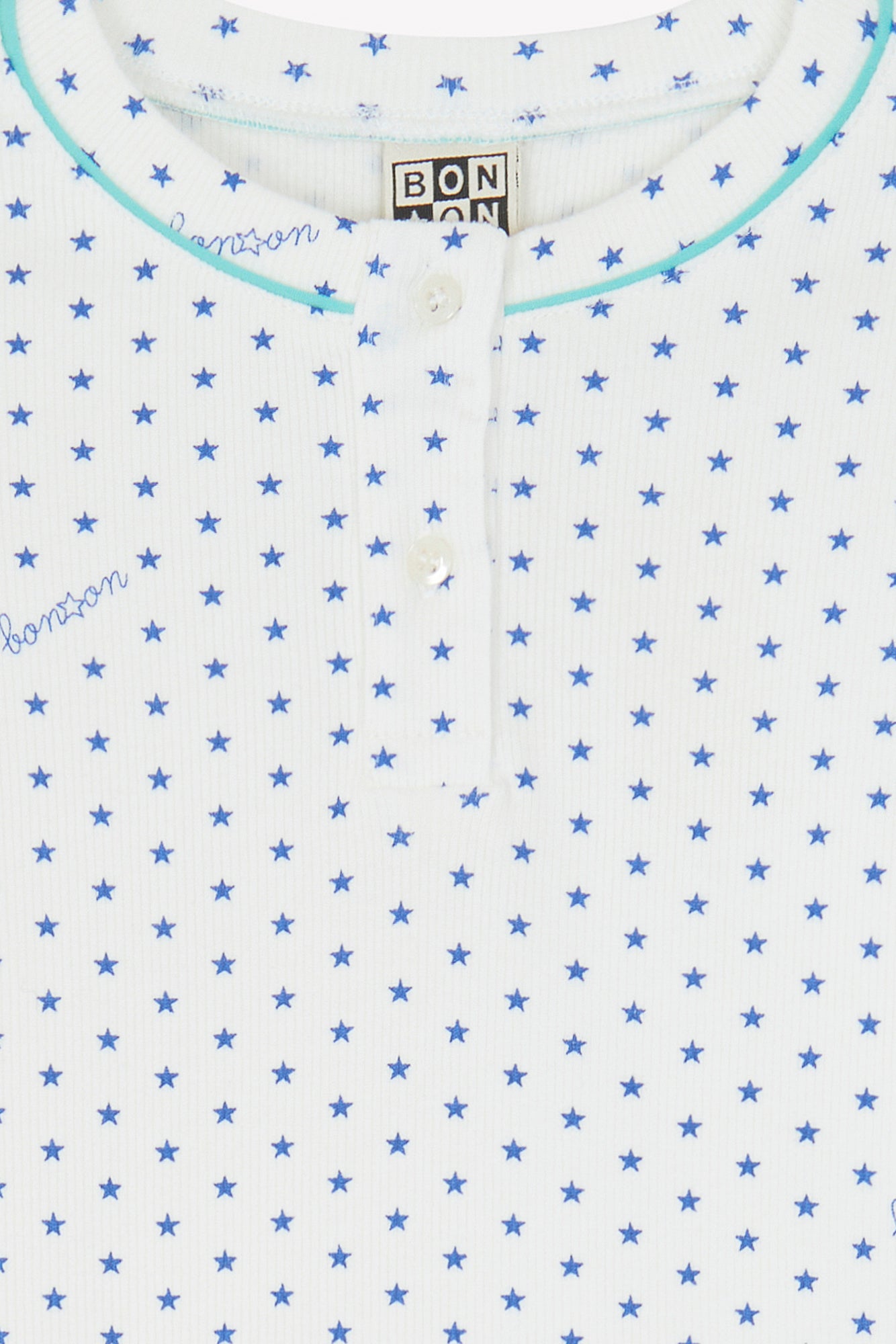 Ensemble - pyjama bleu imprimé étoiles