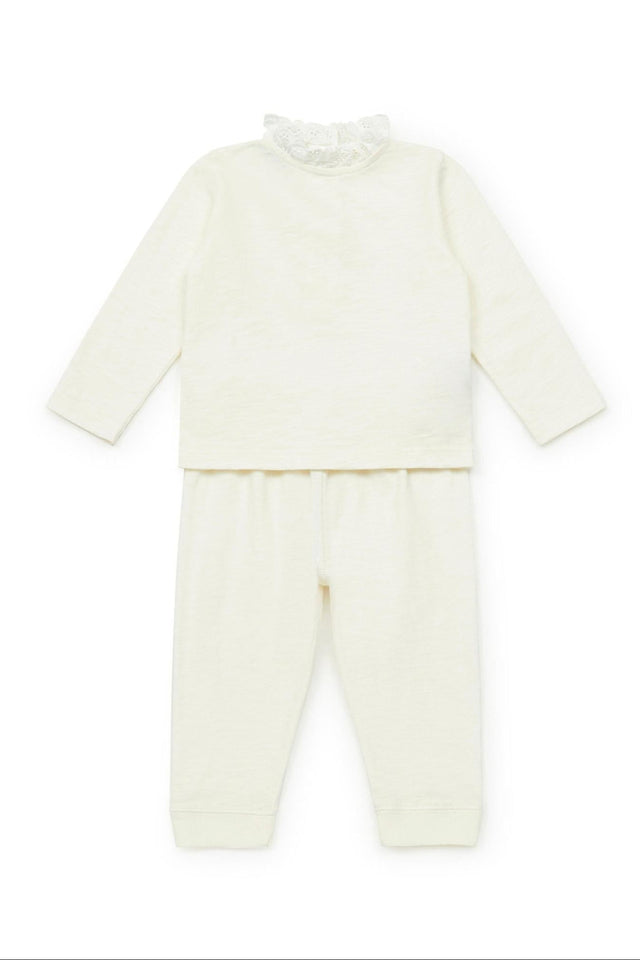 Ensemble - Tiliaens beige Bébé en 100% coton biologique - Image principale