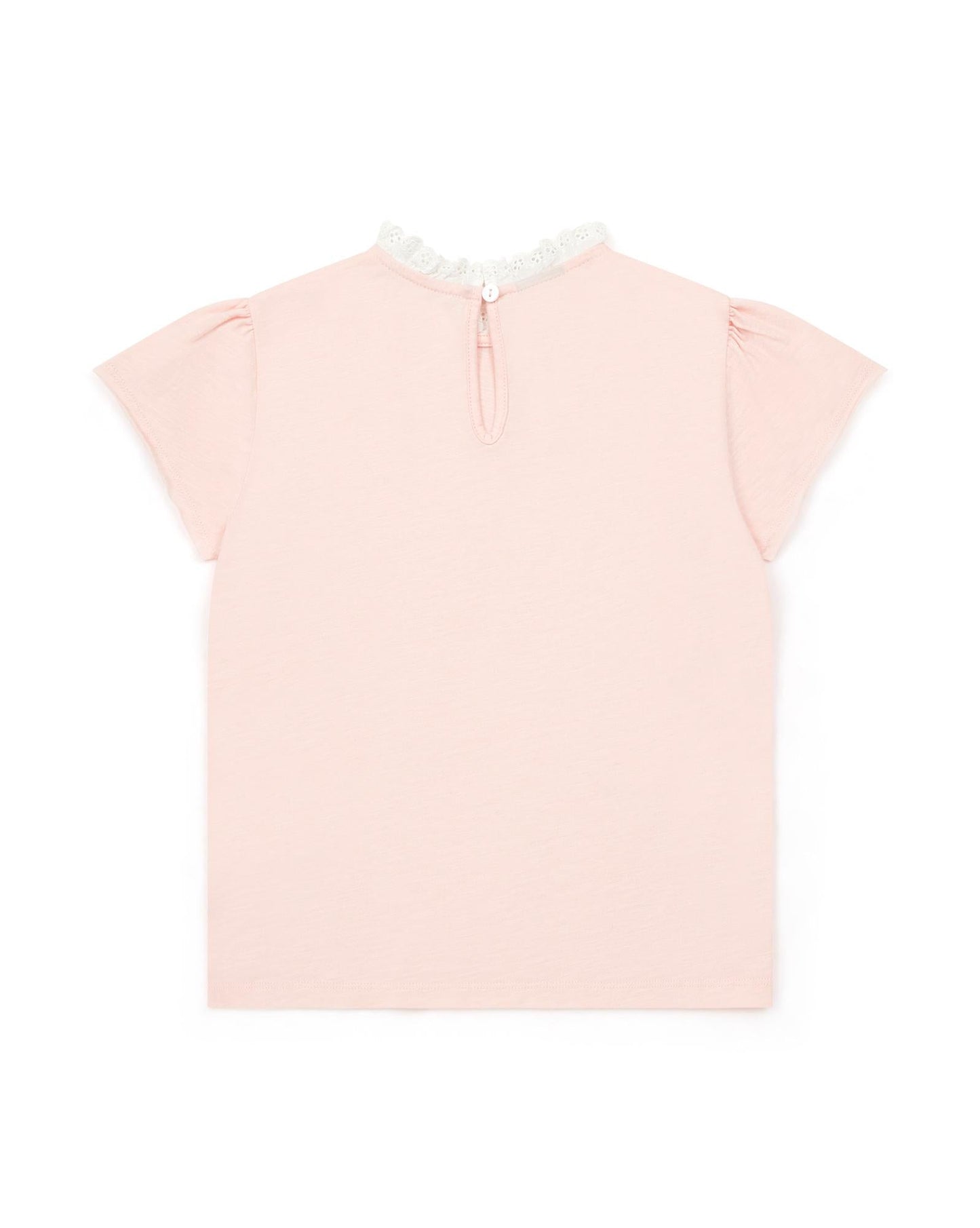 T -shirt - Tiliateef Pink In 100% organic cotton