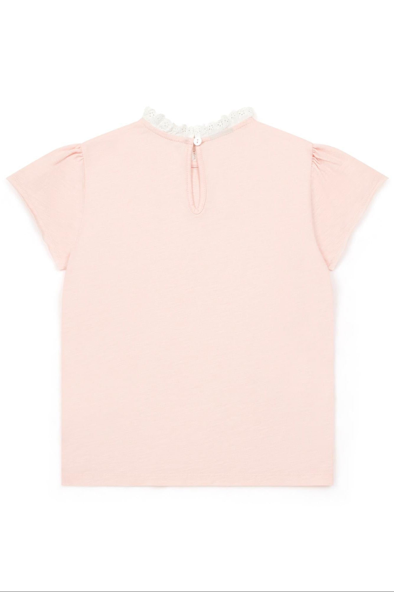 T-shirt - Tiliateef rose en 100% coton biologique