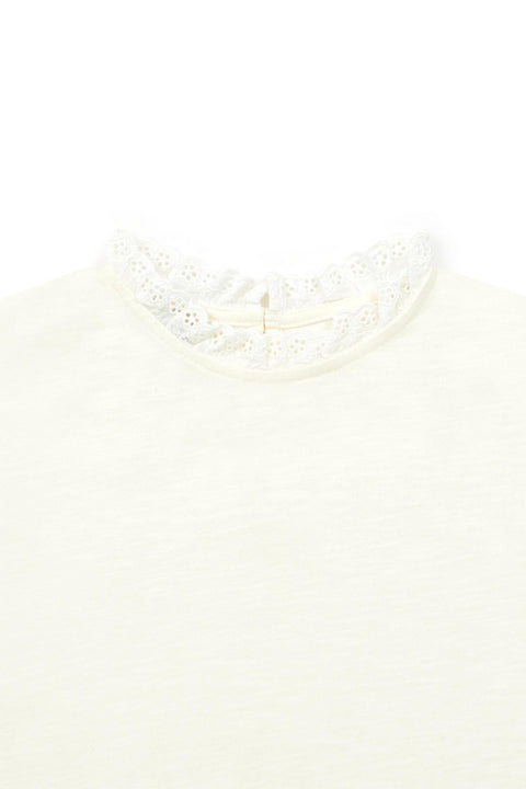 T-shirt - Tiliateef beige en 100% coton biologique - Image principale