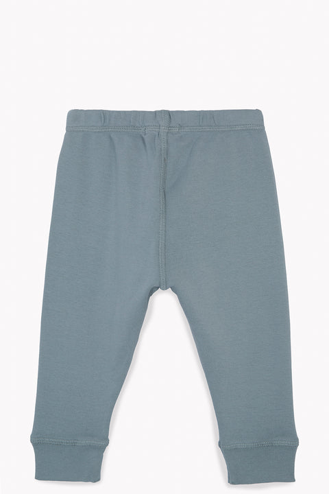 Legging - Tino bleu Bébé en 100% coton biologique - Image principale