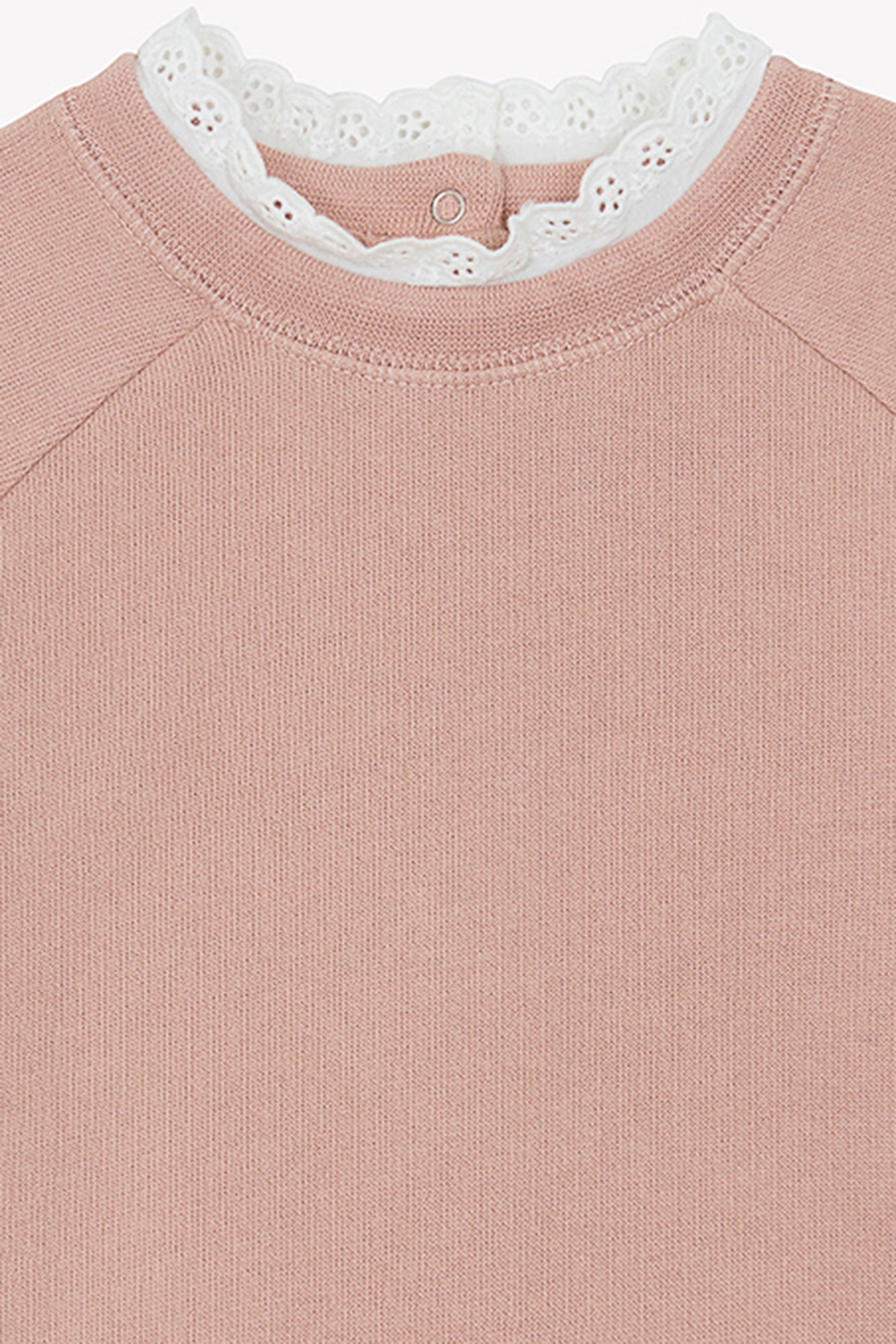 Sweatshirt - Pink Baby In 100% organic cotton