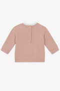 Sweatshirt - Pink Baby In 100% organic cotton