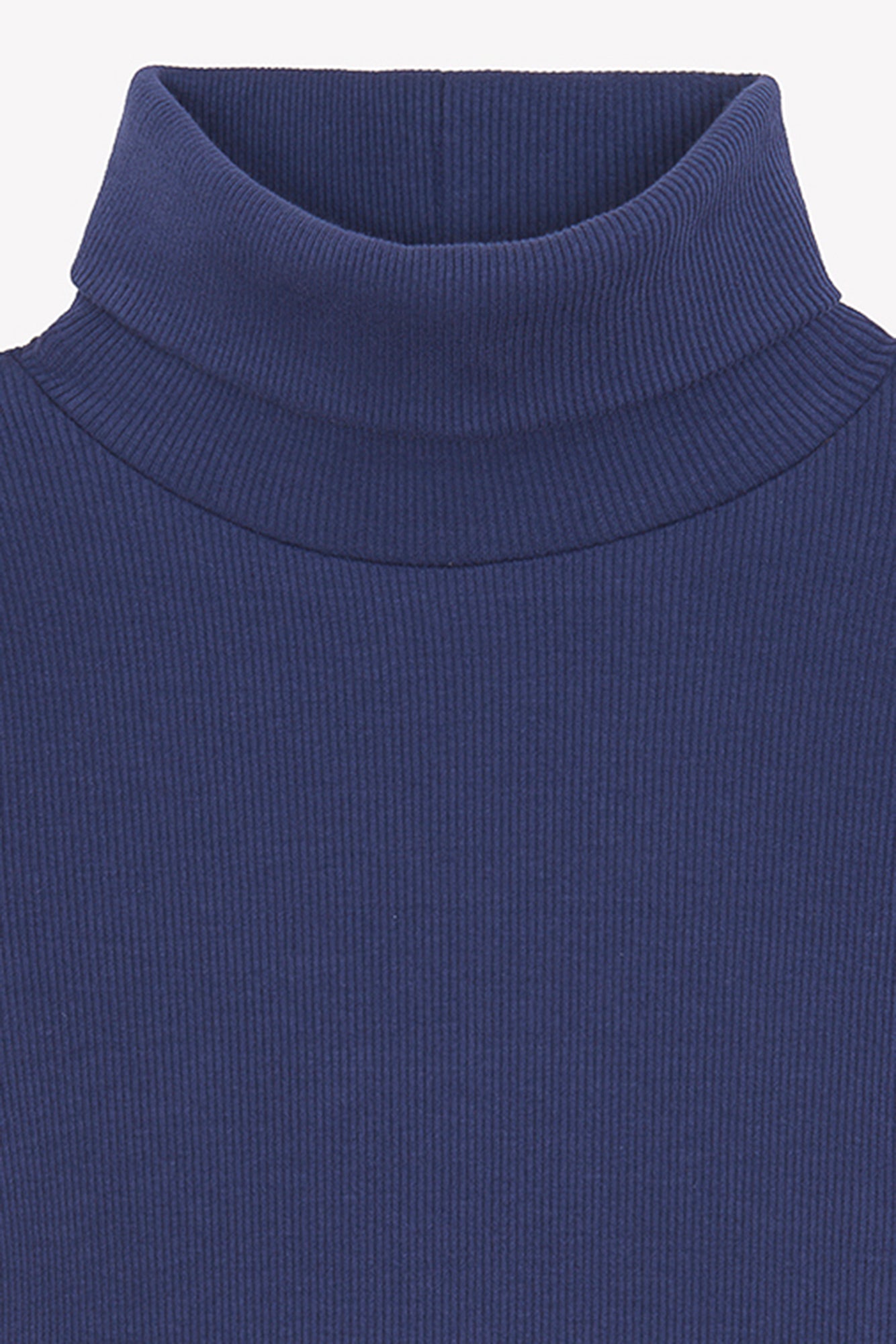 Collar - Rolled Titouv Blue In 100% organic cotton