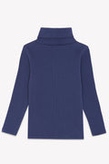 Collar - Rolled Titouv Blue In 100% organic cotton