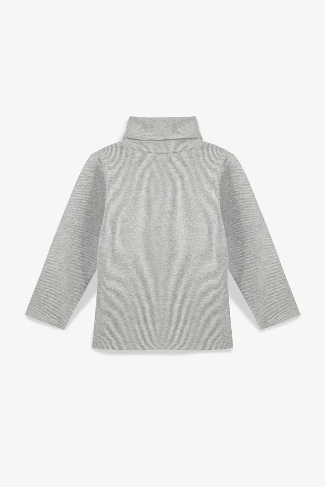 Sous-pull - Titou gris en 100% coton biologique - Image principale