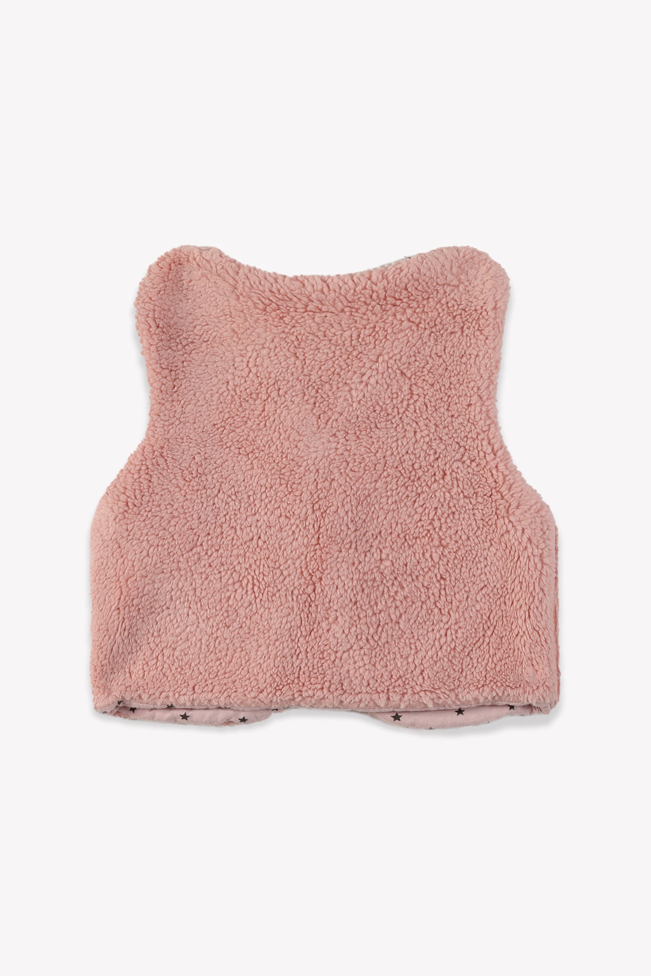 Gilet - Naissance rose coton