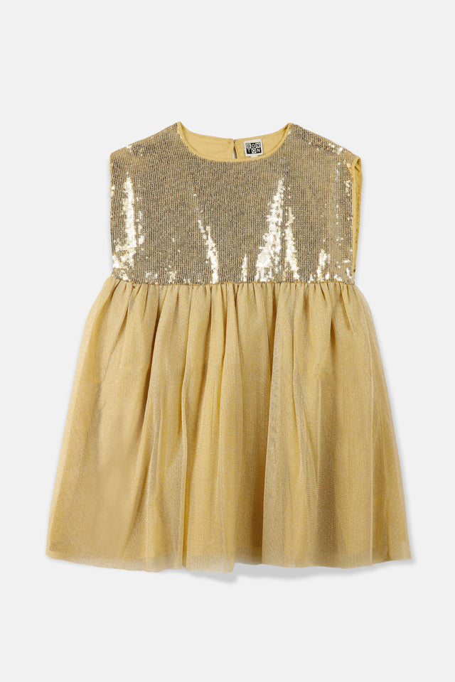 Dress - Sequins gold - Image principale
