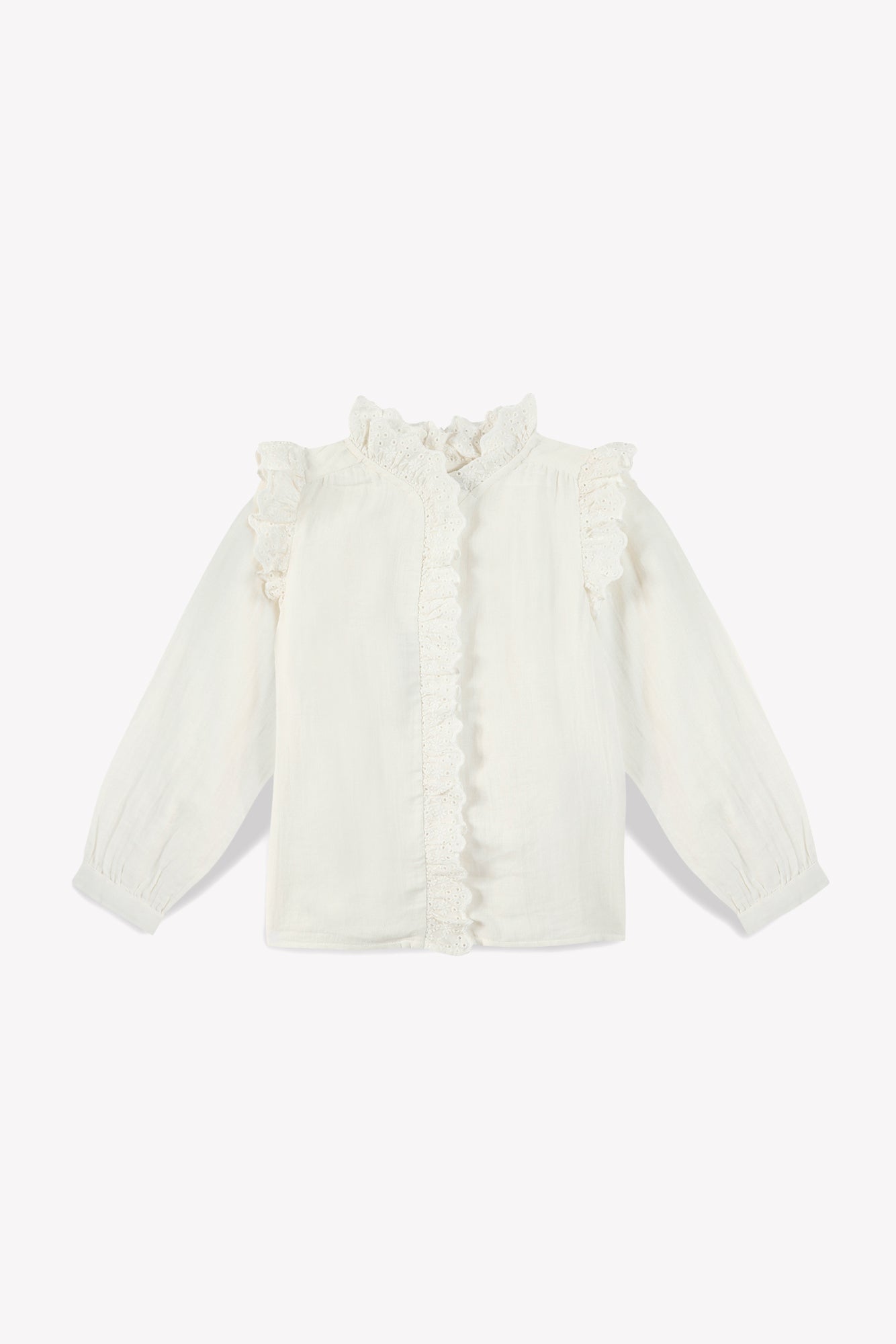 Blouse - crème fille