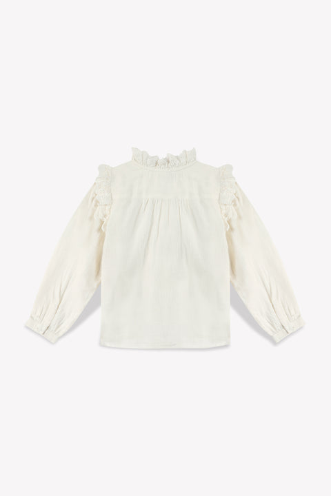 Blouse - crème fille - Image principale