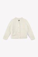 Cardigan - Girl Terry Cream