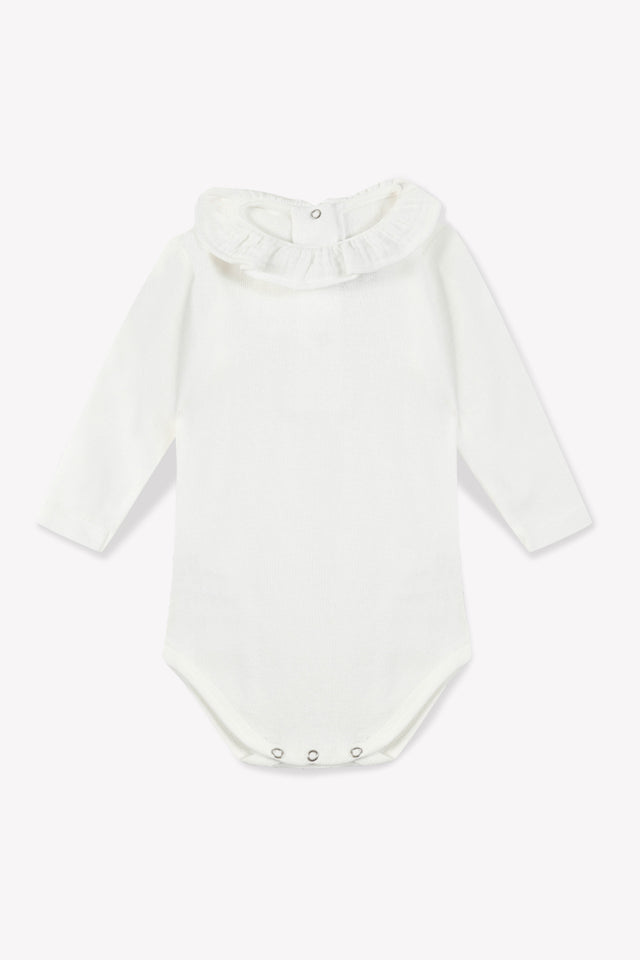 Body - Baby Girl Collar 100% steering wheel Organic cotton - Image principale