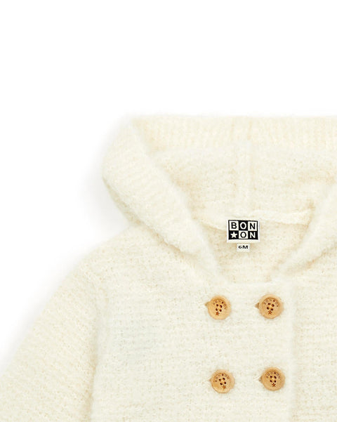 Manteau - croisé bouclette laine mélangée - Image principale