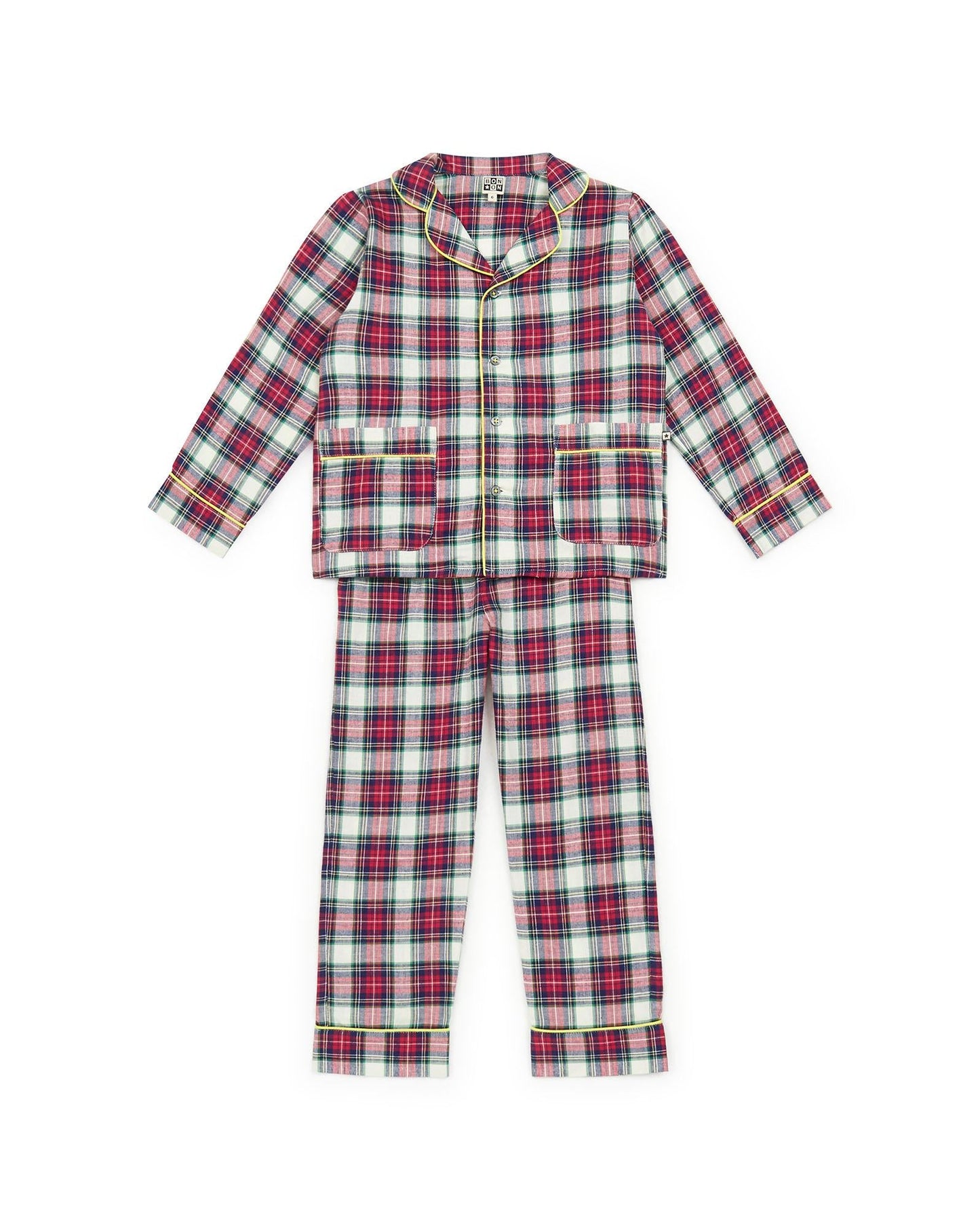 Ensemble - pyjama rouge tartan