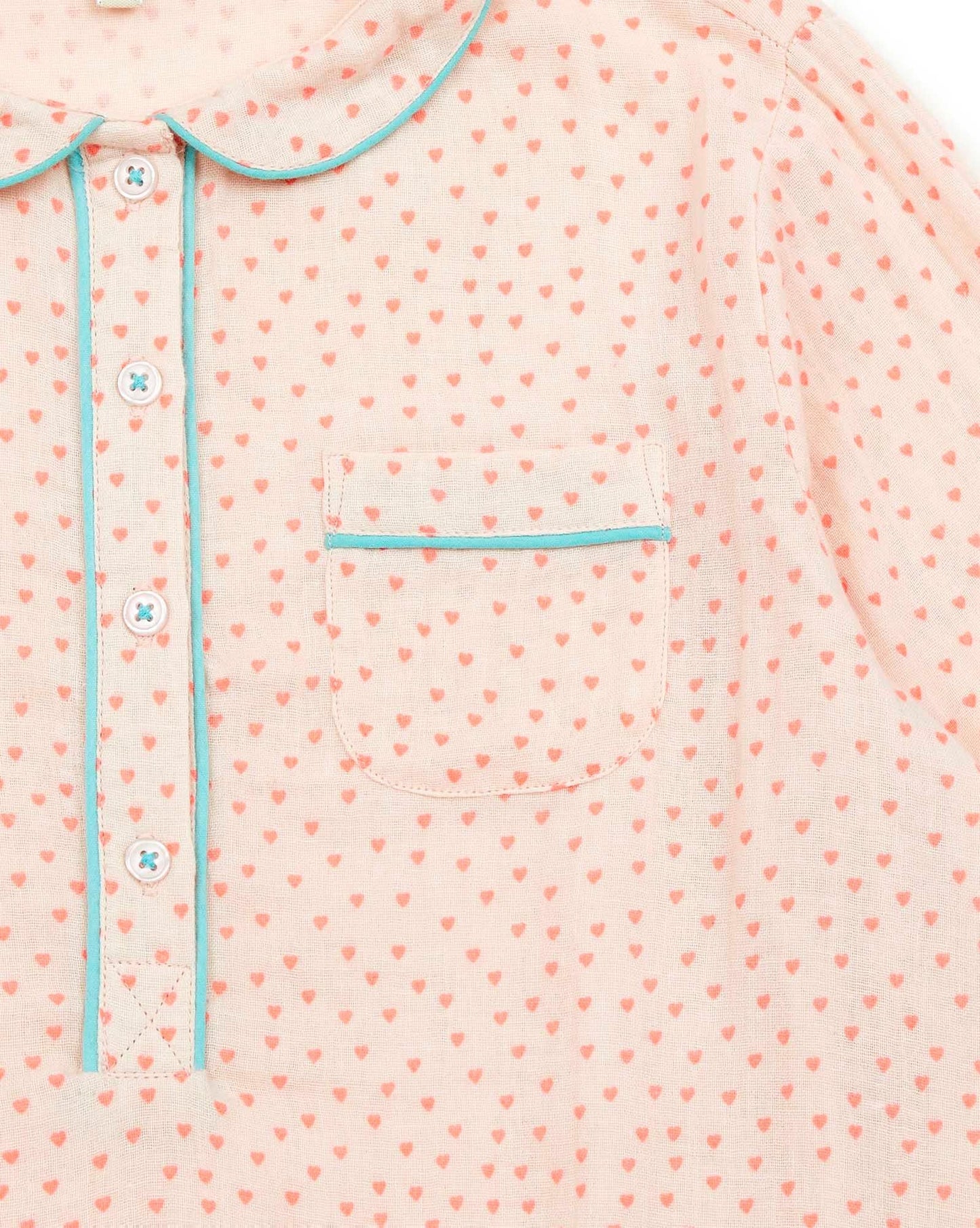 Shirt - Night night Print heart