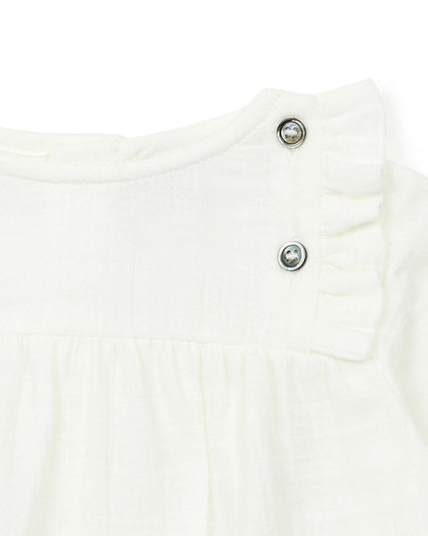 Robe - Pampille creme Bébé en gaze de coton - Image principale