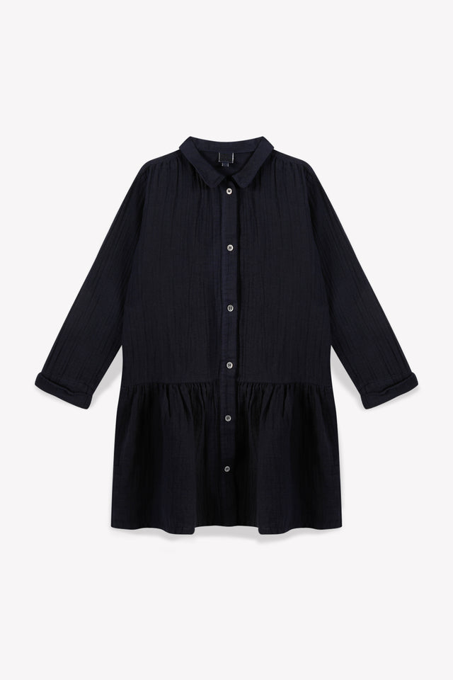 Dress - has Ruffles Girl 100% cotton - Image principale