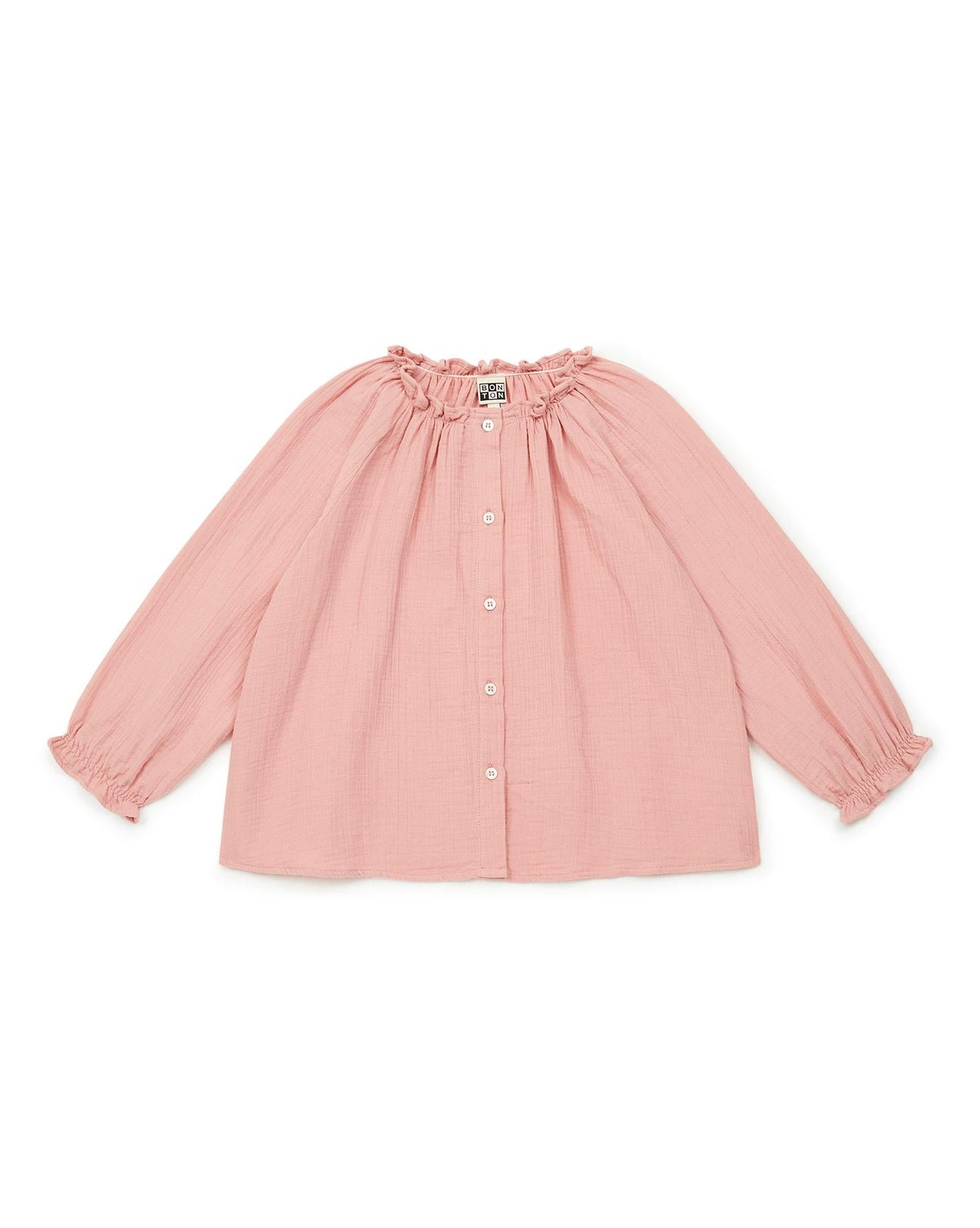 Blouse - Reinette Pink in cotton gauze