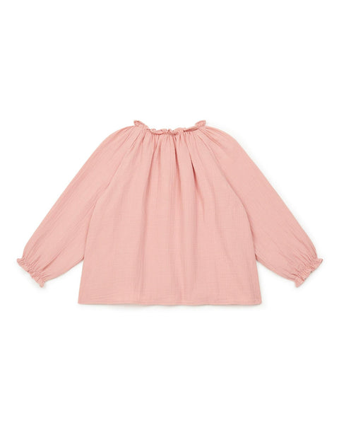 Blouse - Reinette rose en gaze de coton - Image principale