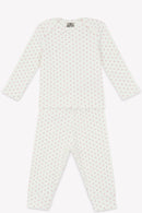 Ensemble - bébé coton côtelé semi d'étoiles
