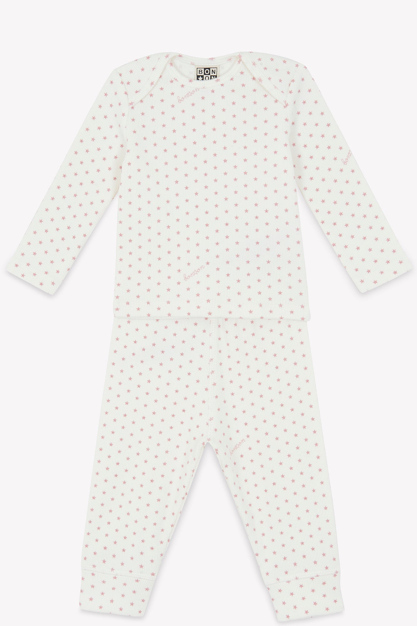 Outfit - Baby cotton Ribbed stars