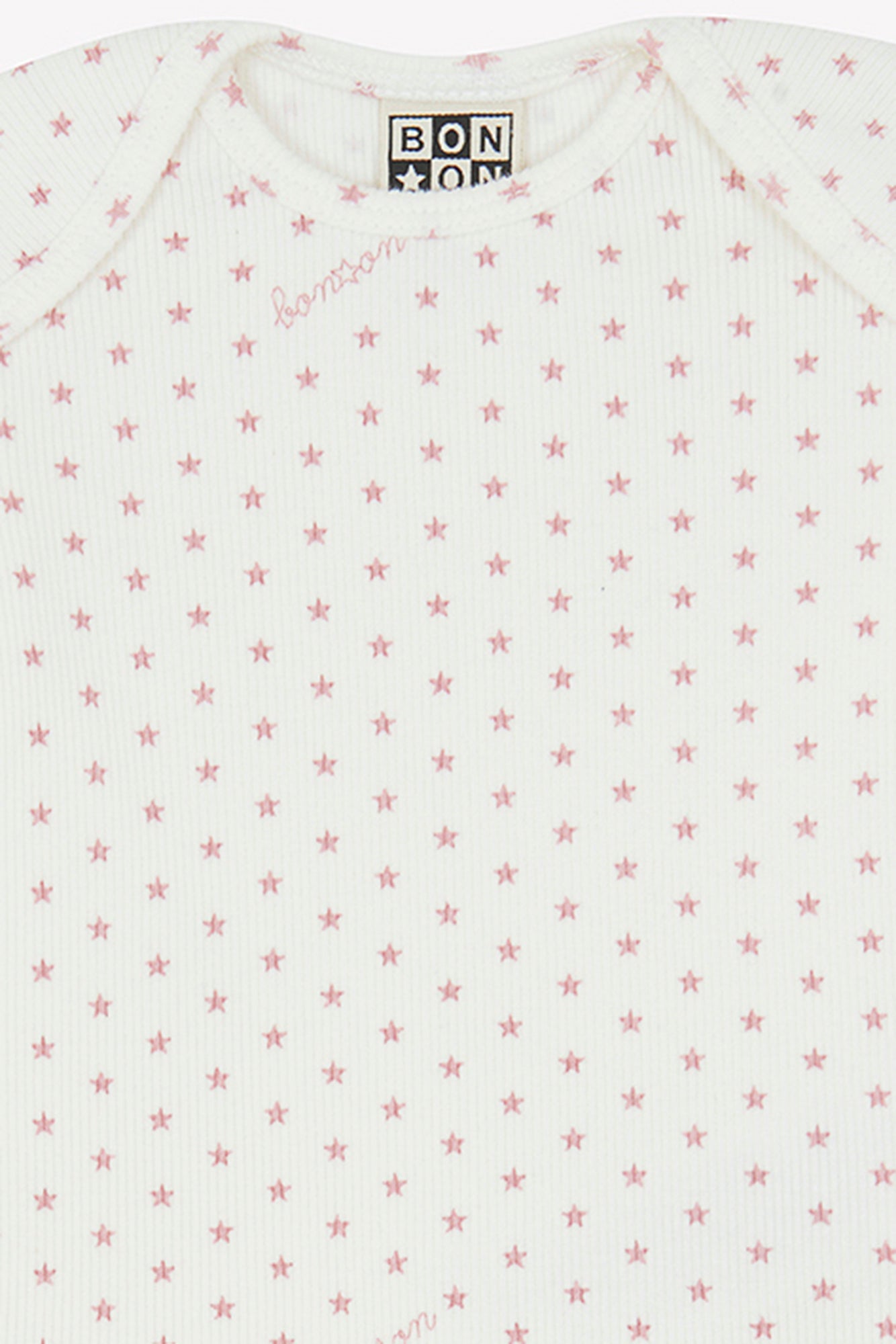 Ensemble - bébé coton côtelé semi d'étoiles