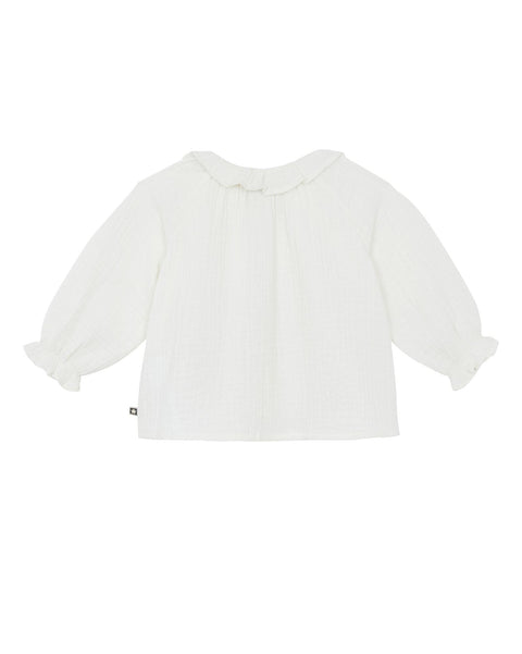 Blouse - Solange écru gaze de coton - Image principale