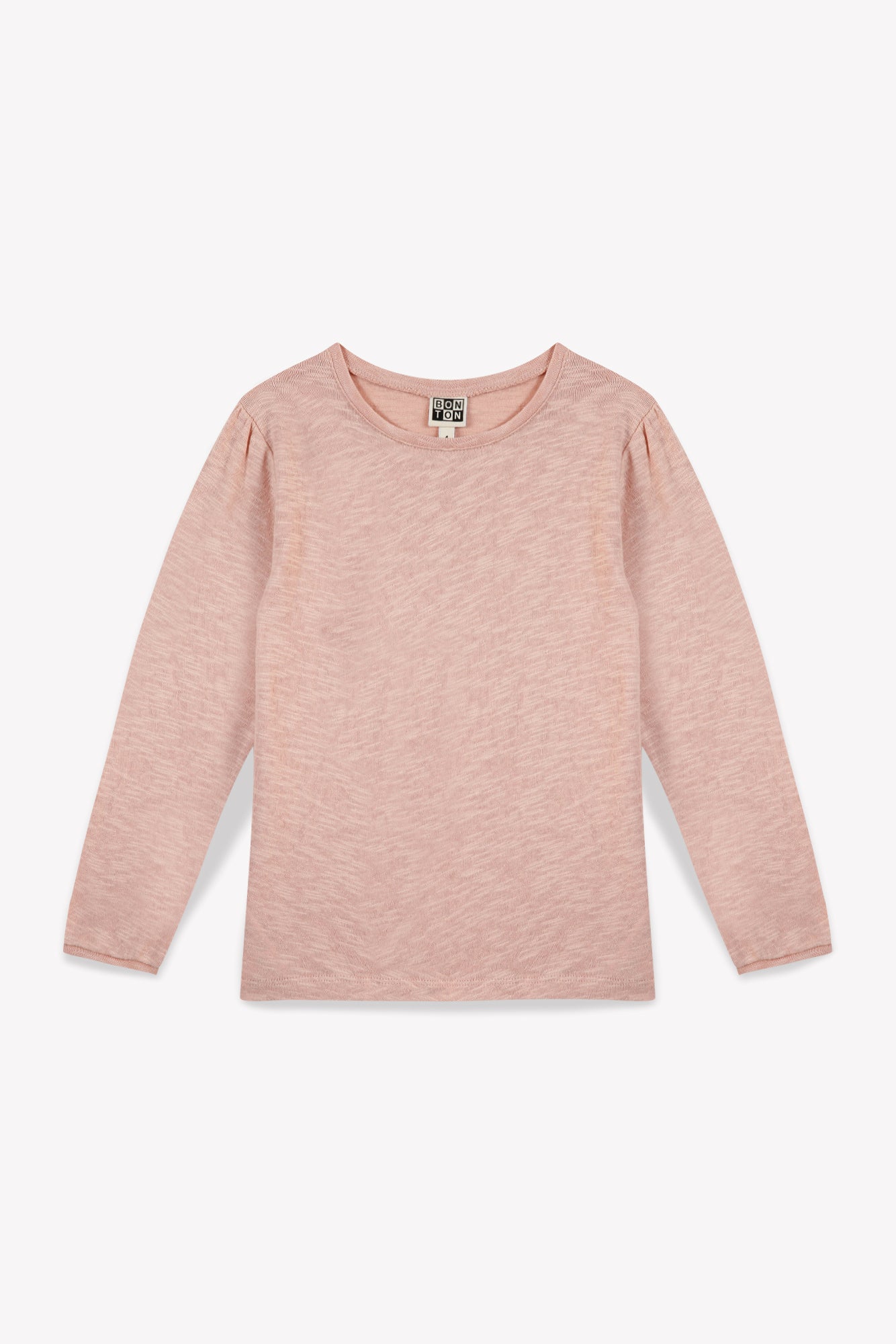 T-shirt - uni rose fille