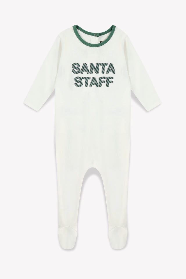 Pajamas - Baby Christmas Santa Staff Orgeat - Image principale