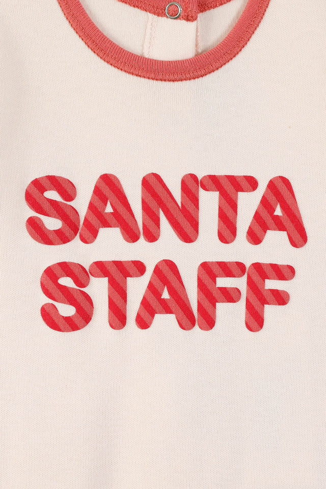 Pajamas - Baby Christmas Santa Staff Eau de Pink - Image alternative