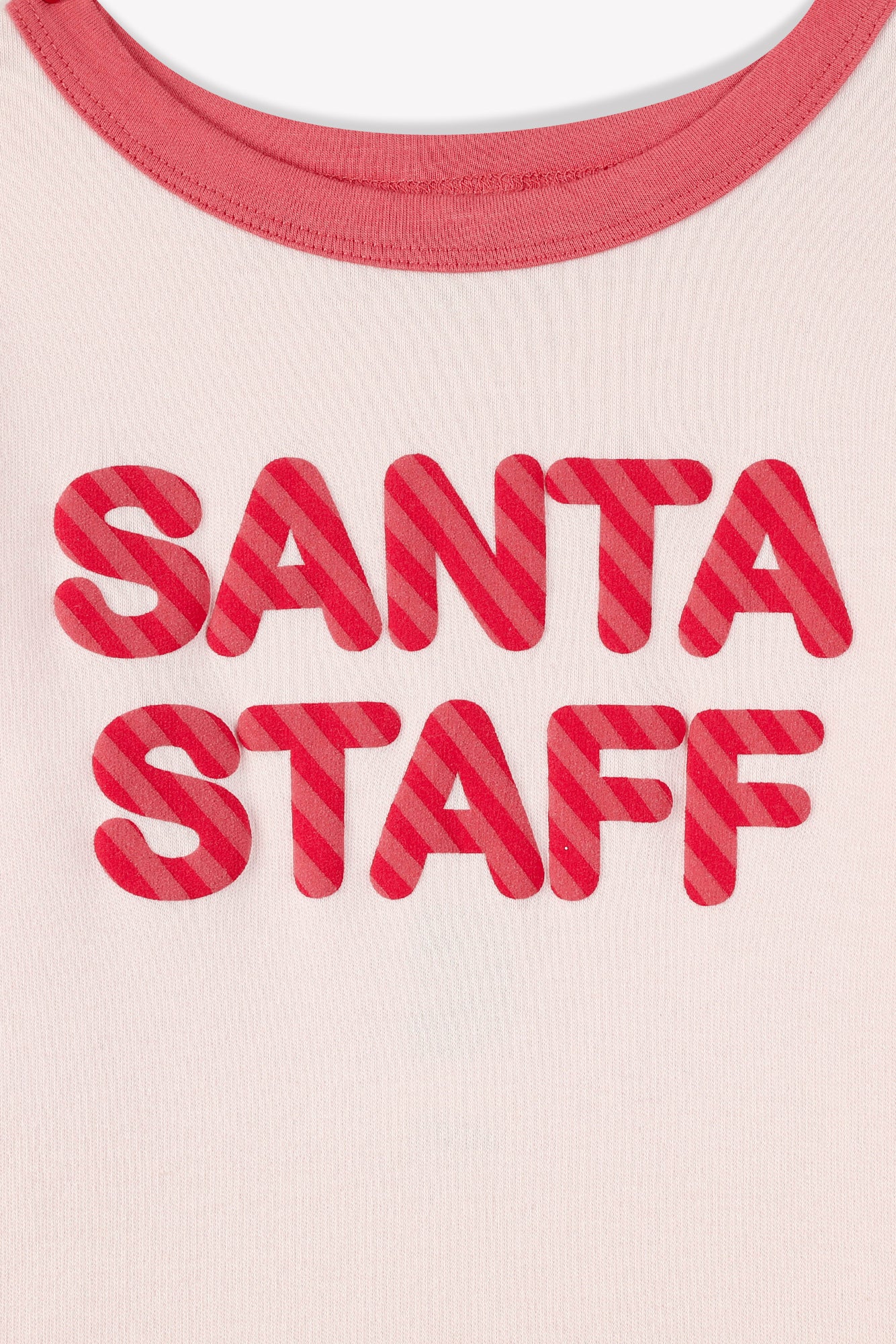 Pajamas - Christmas Girl Santa Staff Eau de Pink