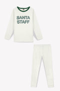 Pajamas - Christmas Garcon Santa Staff Orgeat