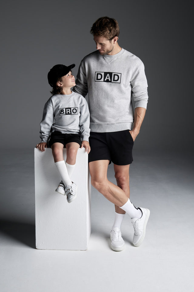 Sweatshirt - Dad Grey Man cotton bonton + ron dorff - Image alternative
