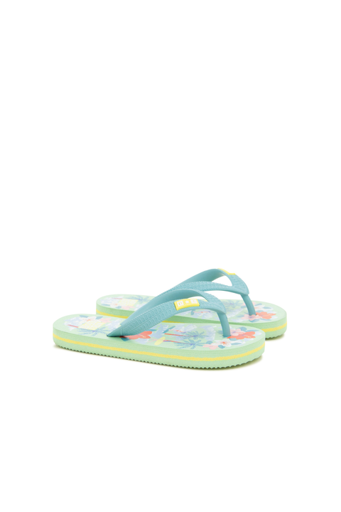 Sandales - Flip Flop Paf Vert Blanchi - Image principale